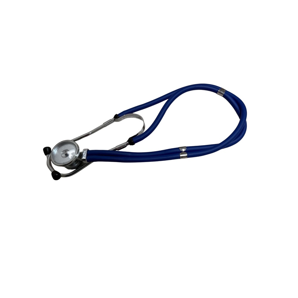 Royal Blue Sprague Rappaport Dual Head Stethoscope Medical Diagnostic Tool